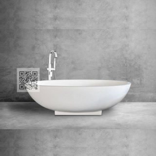 BTZ01 Terrazzo Freestanding Bathtub – Premium Stone Bathtub for Modern Living