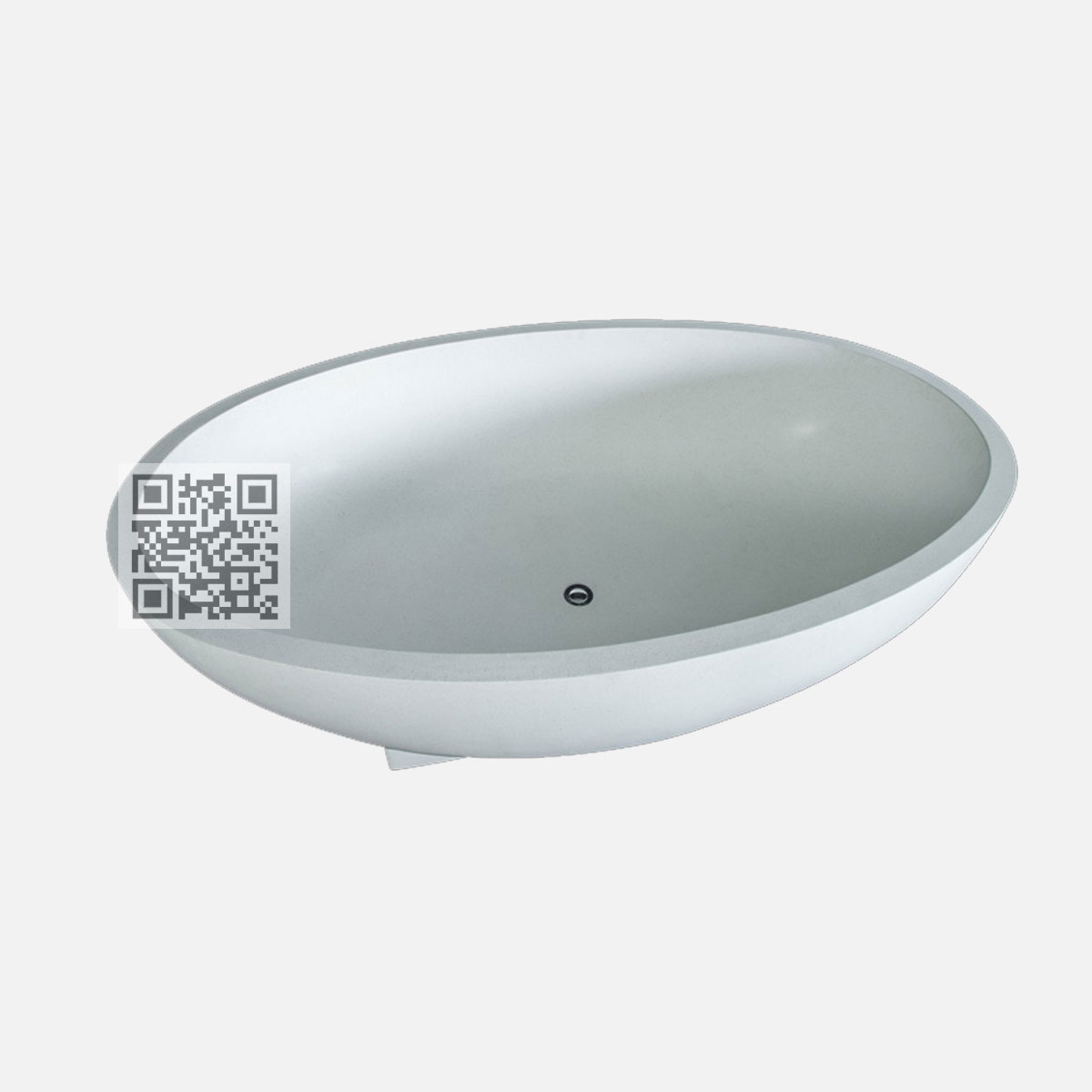 BTZ02 Terrazzo Freestanding Bathtub – Premium Stone Bathtub for Luxury Living - Image 3