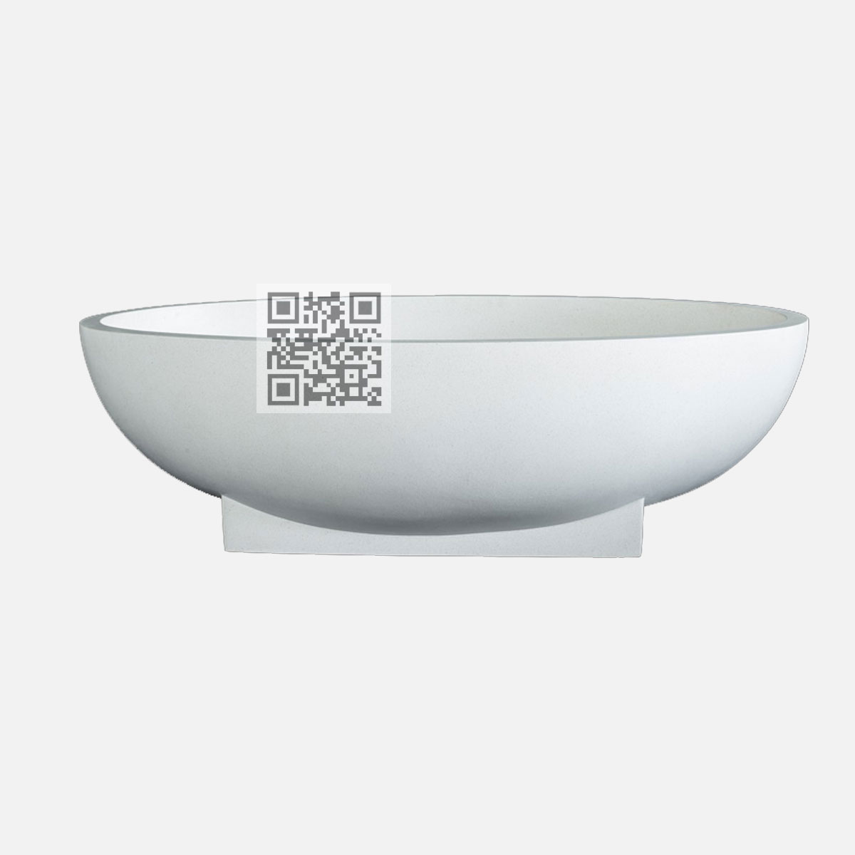 BTZ02 Terrazzo Freestanding Bathtub – Premium Stone Bathtub for Luxury Living - Image 4