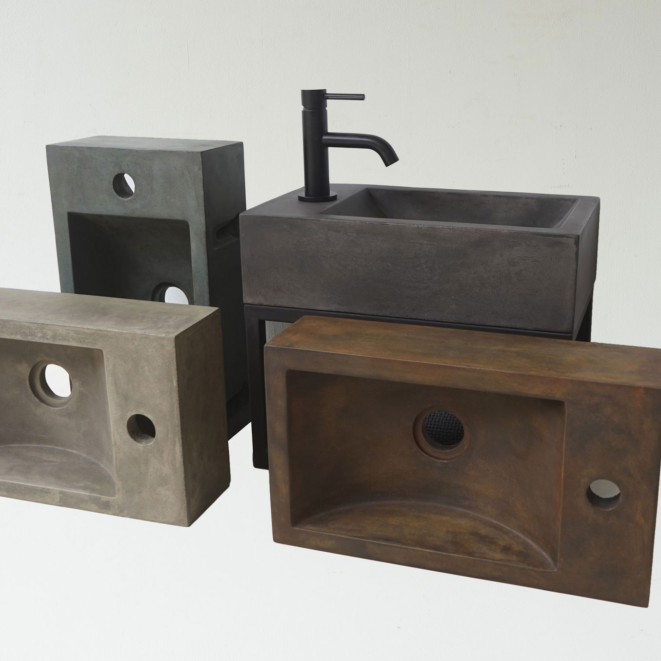 Lavabo Terrazzo Basic+ – The Perfect Blend of Minimalism and Functionality - Image 2