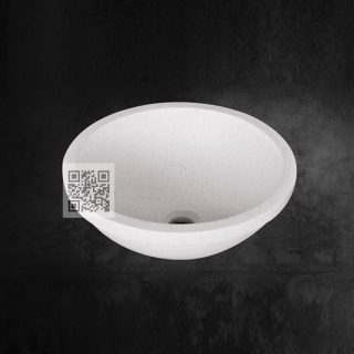 Lavabo Terrazzo LT01 – Minimalist Round Basin for Modern Bathrooms