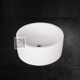 Lavabo Terrazzo LT03 – Modern and Sturdy Round Basin
