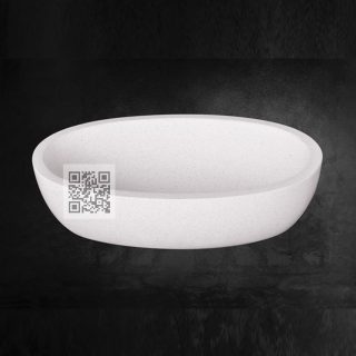 Lavabo Terrazzo LT04 – Elegant Oval Terrazzo Basin