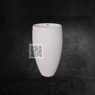 Lavabo Terrazzo LT06 – Elegant Freestanding Pedestal Terrazzo Sink