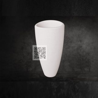 Lavabo Terrazzo LT11 – Elegant Tall Pedestal Stone Sink